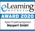 E Learning Journal Award 2020 für Agiles Projektmanagement Maxpert GmbH