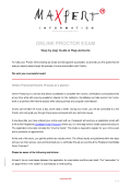 Instructions for the Online Exam (English) | Peoplecert