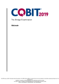 COBIT® 2019 Foundation Exam Guide - Lösungen