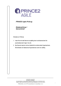 Sample Paper 1 | PRINCE2 Agile (Deutsch)